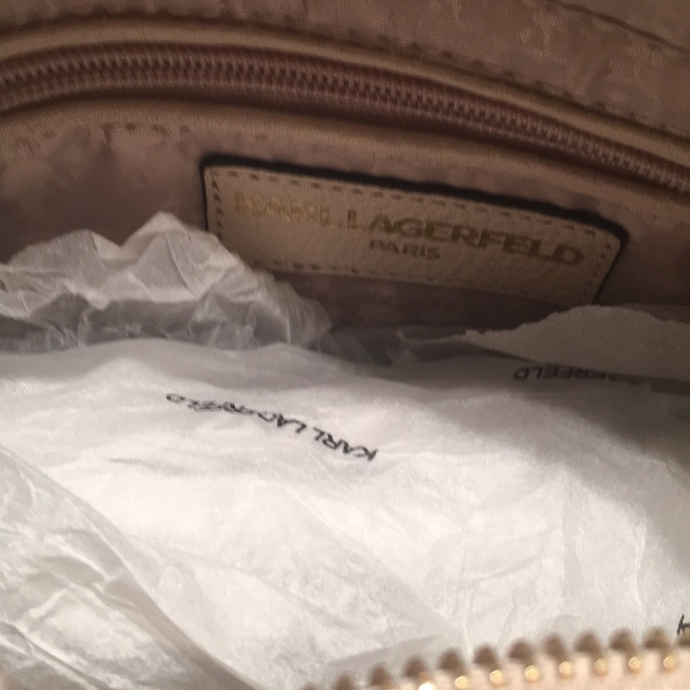 Karl Lagerfeld  tan crossbody blue only available cream sold!!! - Picture 5 of 9